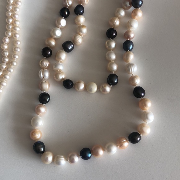 Set of two pearl necklaces - Picture 2 of 9